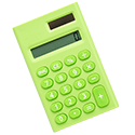 small green calculator