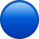 blue-circle emoji