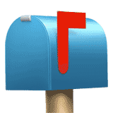 closed-mailbox-with-raised-flag emoji