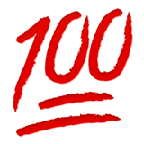 hundred-points emoji