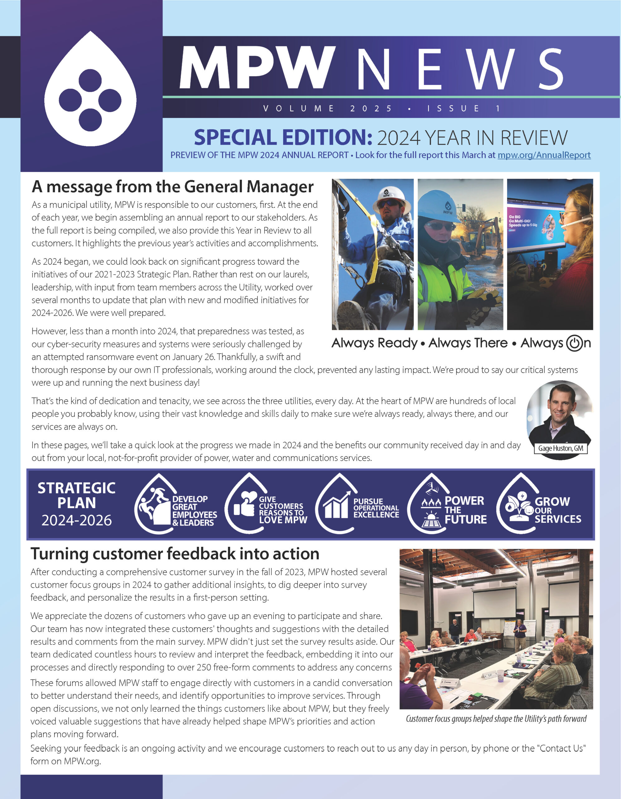 MPW News 2025 Issue 1 Year in Review Cover